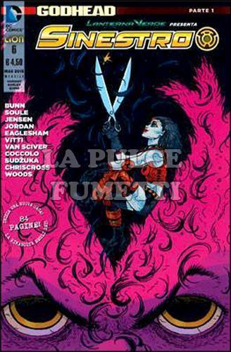 LANTERNA VERDE PRESENTA - SINESTRO #     6 - HARLEY QUINN VARIANT - GODHEAD 1 (DI 8)